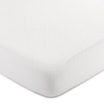 Cearșaf de pat 4Home jersey, alb, 100 x 200 cm