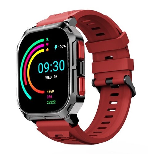 HiFuture ULTRA3RD zegarek smartwatch, czerwony