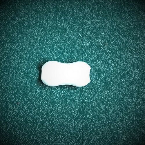 Mini gyöngylánc végtelenítő 4,2 mm fehér, 5 db
