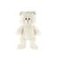 Ursuleț de pluș Teddies 40 cm, alb,  cu lumină și sunet