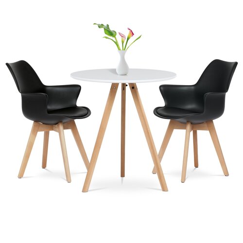 Scaun de sufragerie CT-771 BK, negru