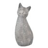 InDecor Ceramiczna kotka Meg szara, 33 x 26 x 83cm