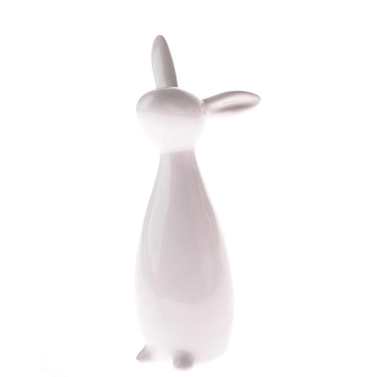 Porcelánový zajačik Twinkie biela, 7,5 x 17 cm