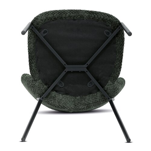 Scaun de sufragerie Bouclé CT-W1077 GRN2, verde