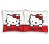 Vankúšik Hello Kitty Bodka, 40 x 40 cm, biela + červená, 40 x 40 cm