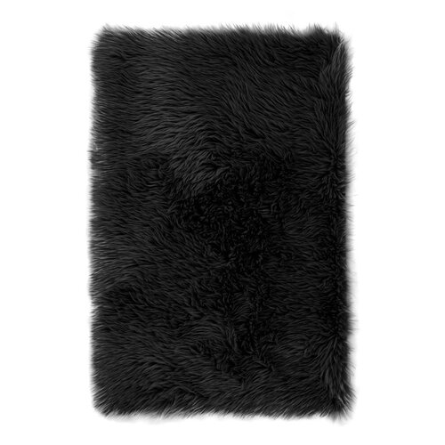 Restilo Kožušina Dokka čierna, 60 x 90 cm