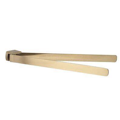GEDY PI2388 Pirenei dvojitý držák ručníkov otočný35 cm, zlatá mat