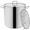 Orion Cratiță din oțel inoxidabil cu grilă 32 l