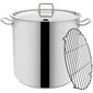 Orion Cratiță din oțel inoxidabil cu grilă 32 l