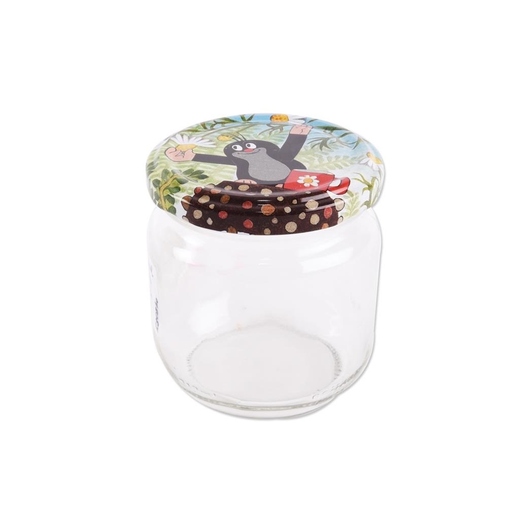 Orion 610679 Sada zaváracích pohárov s viečkom Krtko, 212 ml, 10 ks