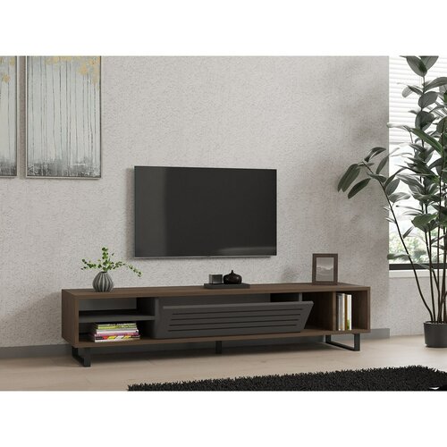 Televizní stolek Eray Walnut and Anthracite