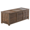 Gartenaufbewahrungsbox, Braun, LADAM