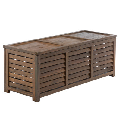 Záhradný úložný box, hnedý, LADAM