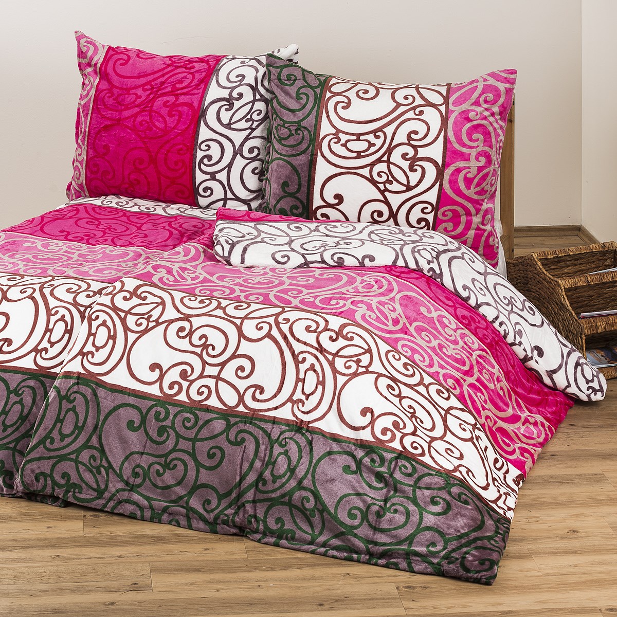 Jahu Obliečky mikroplyš Ornament, 140 x 200 cm, 70 x 90 cm