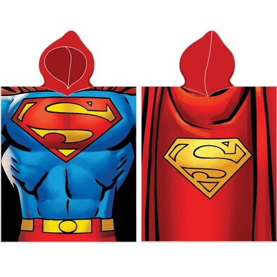Poncho copii Superman, 50 x 100 cm