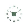 Karlsson 6001GR dizajnové samolepiace hodiny zelená, pr. 40 cm