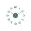 Karlsson 6001GR ceas decorativ autoadeziv verde,diametru 40 cm