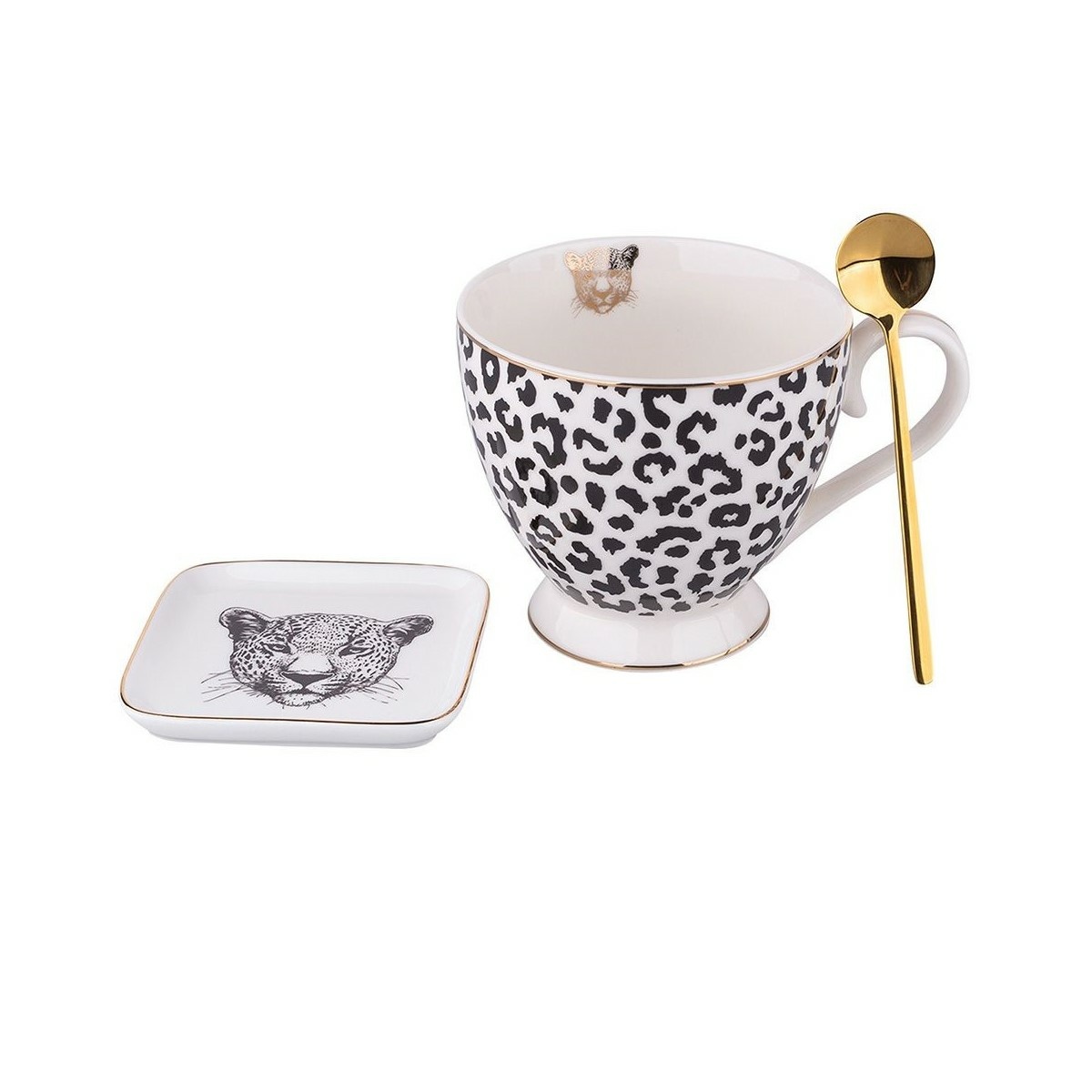 Obrázok Altom Porcelánová jumbo sada 430 ml, Leopard