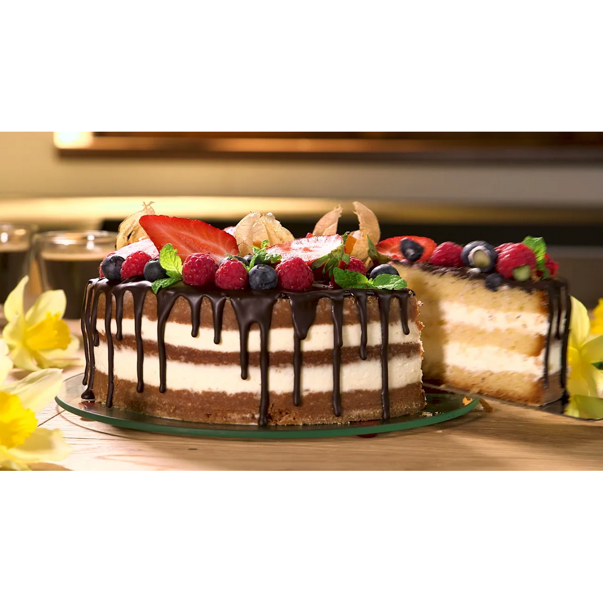 Tescoma Tortaforma üvegfenékkel DELICIA, 28 cm, 28cm, 28 cm termék 2. képe