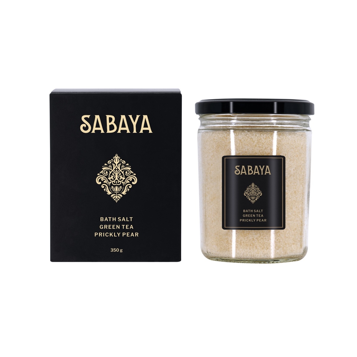 Sabaya Sůl do koupele Zelený čaj a opuncie, 350 g