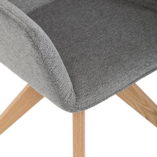 Scaun de sufragerie DCH-C2148 SIL2 cu materialimpermeabil