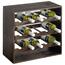 Kesper 69243 Raft de vin colorat închis, 50 x 50 x25 cm