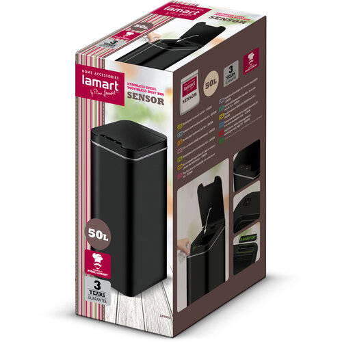 Lamart LT8052 kosz bezdotykowy Sensor, 50 l