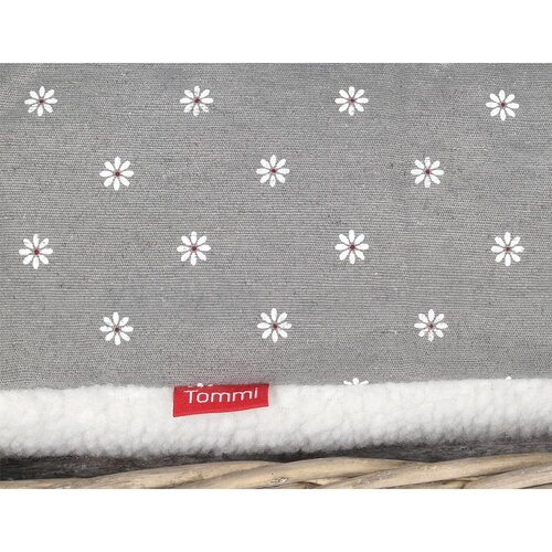 Tommi Pletena ležalka za pse Provence, 80 x 50 x31 cm