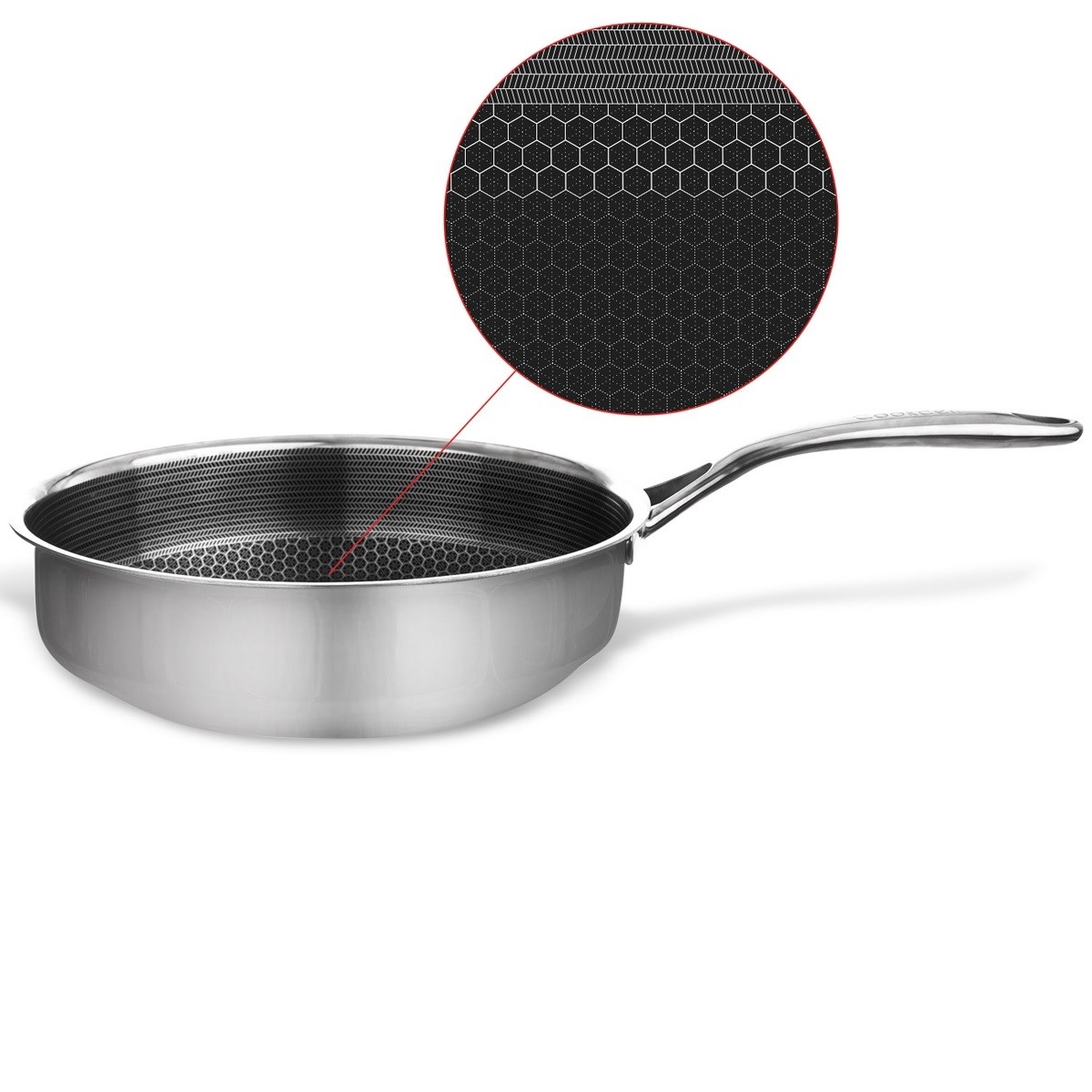 Orion Cookcell serpenyő tapadásmentes felülettel 3 réteg, átmérő: 26 x 7 cm