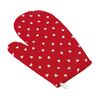 Bellatex Topfhandschuh Adela Herzen Rot , 18 x 28 cm