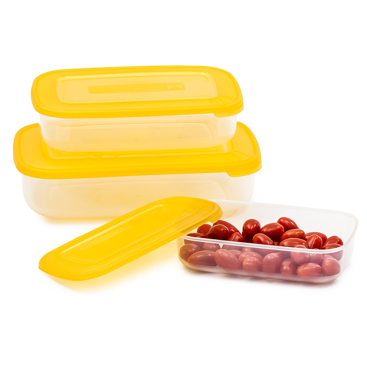 Dózy na potraviny 3 ks, obdĺžnik