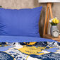 Lenjerie de pat din bumbac 4Home Blue rose, 140 x 220 cm, 70 x 90 cm