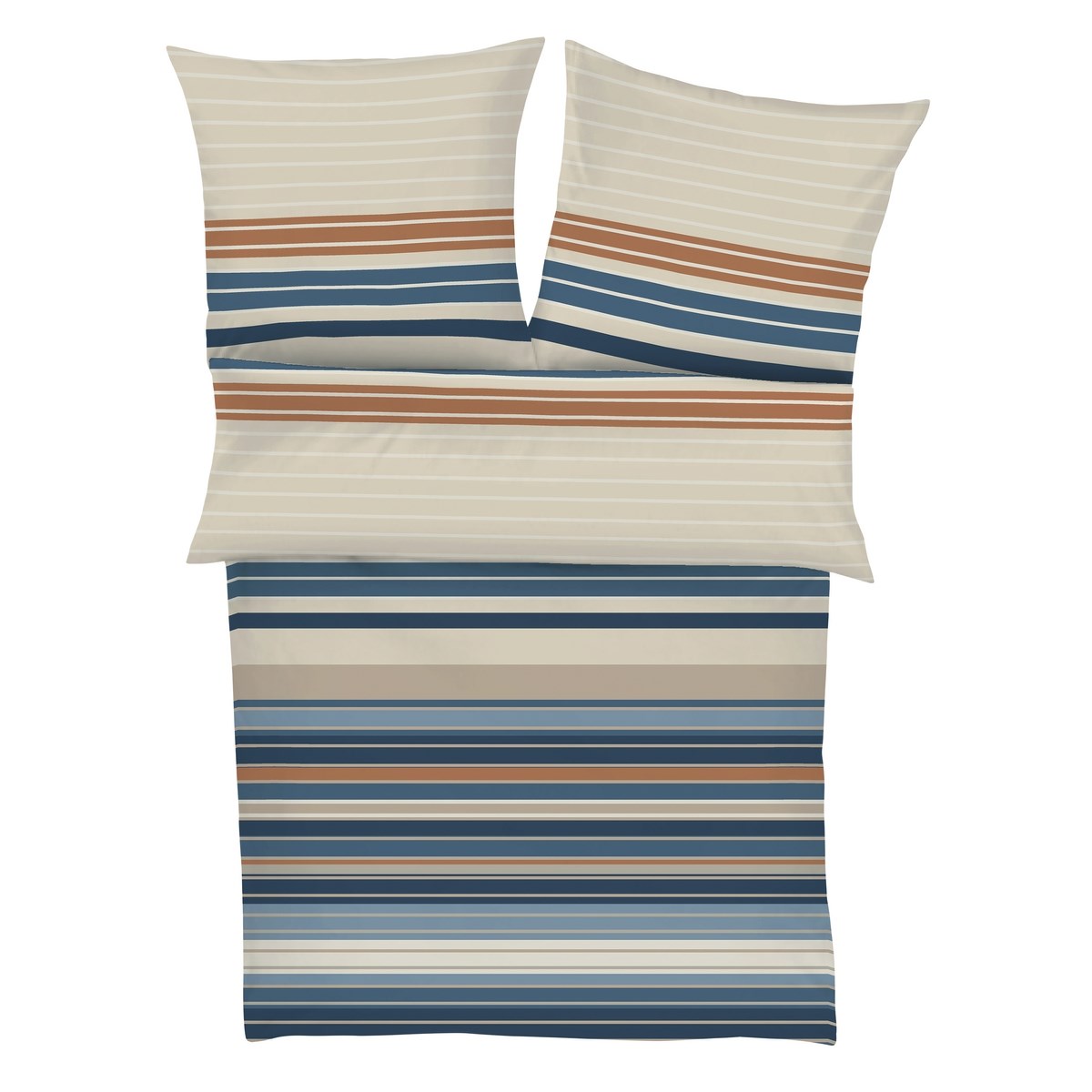 IBENA Flanel povlečení Bugatti 6158/620, 140 x 200 cm, 70 x 90 cm