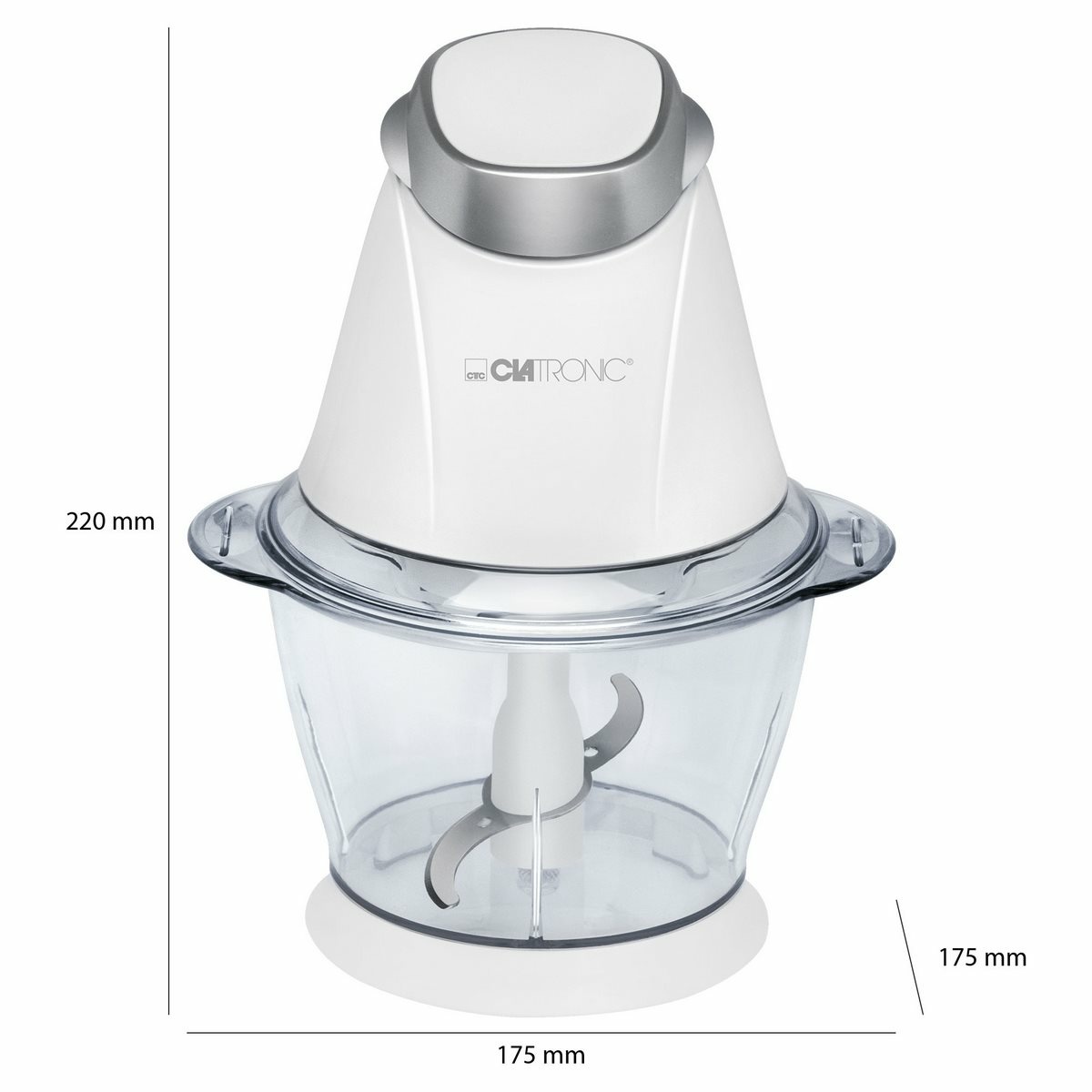 Clatronic MZ 3579 jégdaráló, fehér termék 2. képe