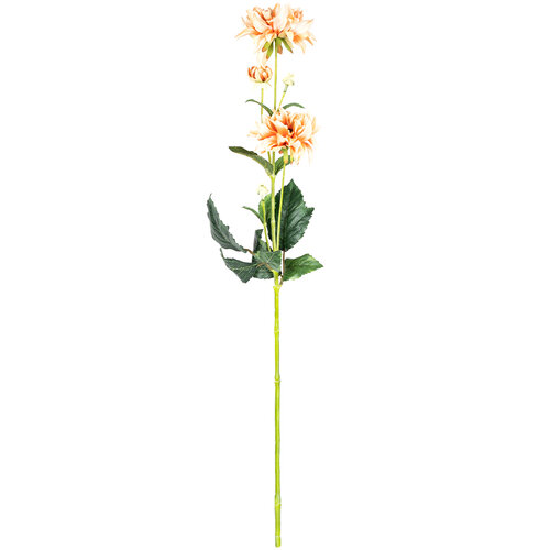 Floare artificială Dalia, în. 75 cm, portocaliu