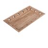 Holztablett Herzen 33 x 19 x 3,5 cm, Braun