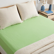 Cearşaf 4Home jersey, verde, 90 x 200 cm