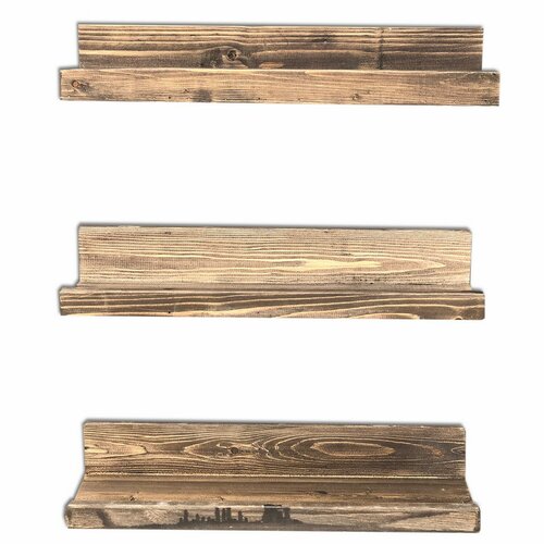 Polica Apol Walnut, 3 kos