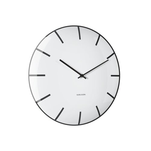 Karlsson KA5722WH Designové nástěnné hodiny, 40 cm