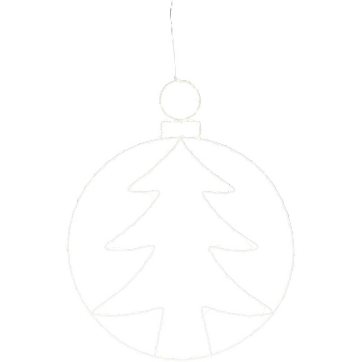 Świąteczna dekoracja wisząca LED Kerstball Tree 250 LED, 48 cm