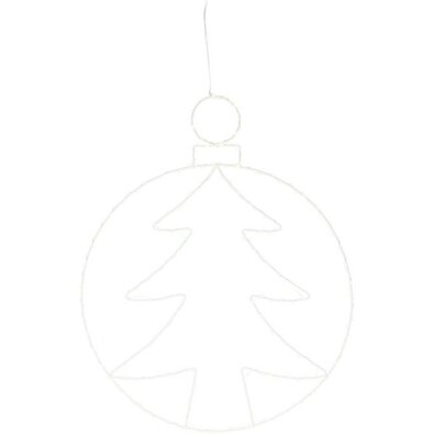 Świąteczna dekoracja wisząca LED Kerstball Tree 250 LED, 48 cm
