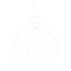 Decorațiune de Crăciun suspendată LED Kerstball Tree 250 LED, 48 cm