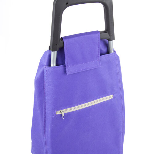 Nákupná taška na kolieskach Madrid, fialová