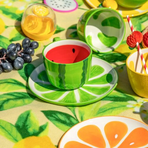 Altom Kerámia jumbo bögrék Tropicana dinnye 470ml, 2 db
