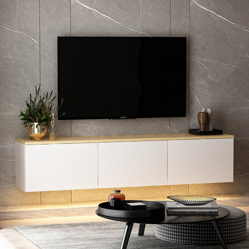 TV stolík Neon White