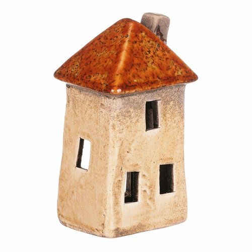 Svečnik za čajno svečko Domeček, 7 x 13 x 6 cm