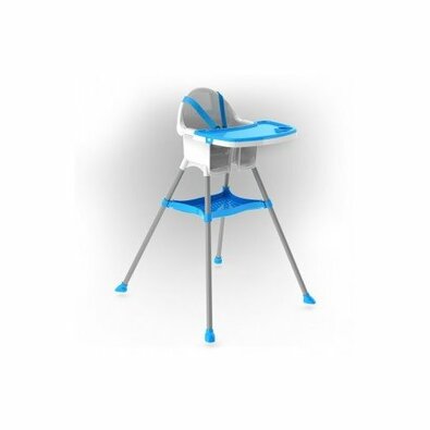Doloni Dětská jídelní židlička modrá, 67 x 69 x 97 cm