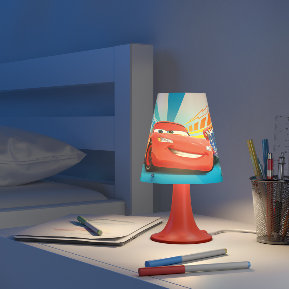 Philips Disney Lampa stolná Cars Autá