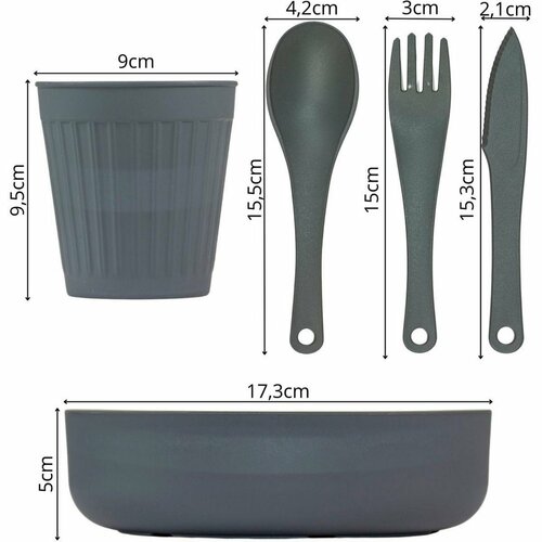 Redcliffs Кемпінговий столовий набір 6 предметів