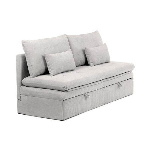Rozkładana sofa trzyosobowa ASB-4740 BGE2,manżestrowa, beżowa